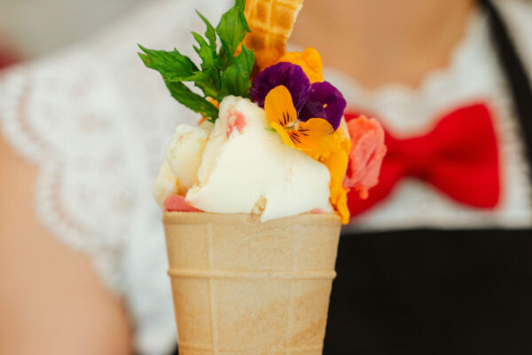 "Skrīveru" homemade ice-cream