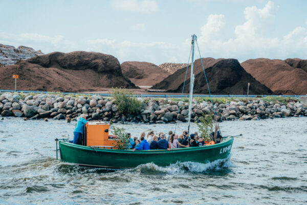 Skulte Port and Zvejniekciems village