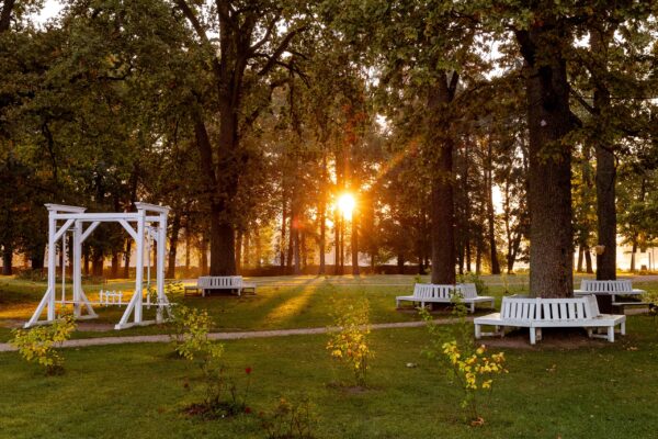 Valmiermuižas community hub - manor park restoration