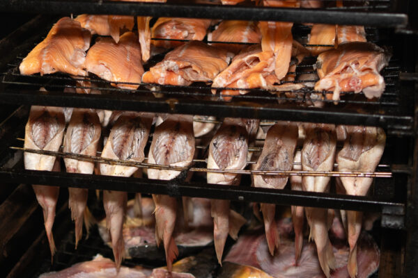 Fish smoking at "Reiņa zivis"